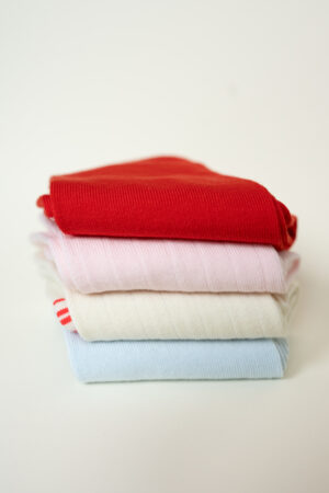Basic Pack Of 4 | Red-BabyBlue-BabyRose-Beige
